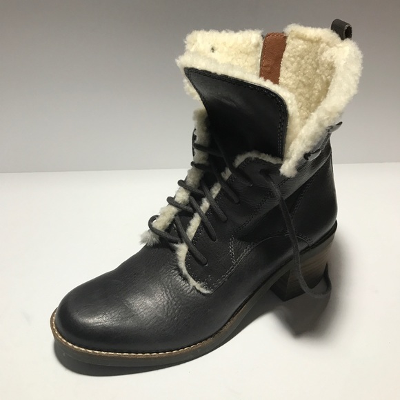 Lucky Brand Shoes - New Lucky Brand Lace Up Leather Boots Retail $139